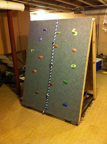 indoor climbing wall plans
