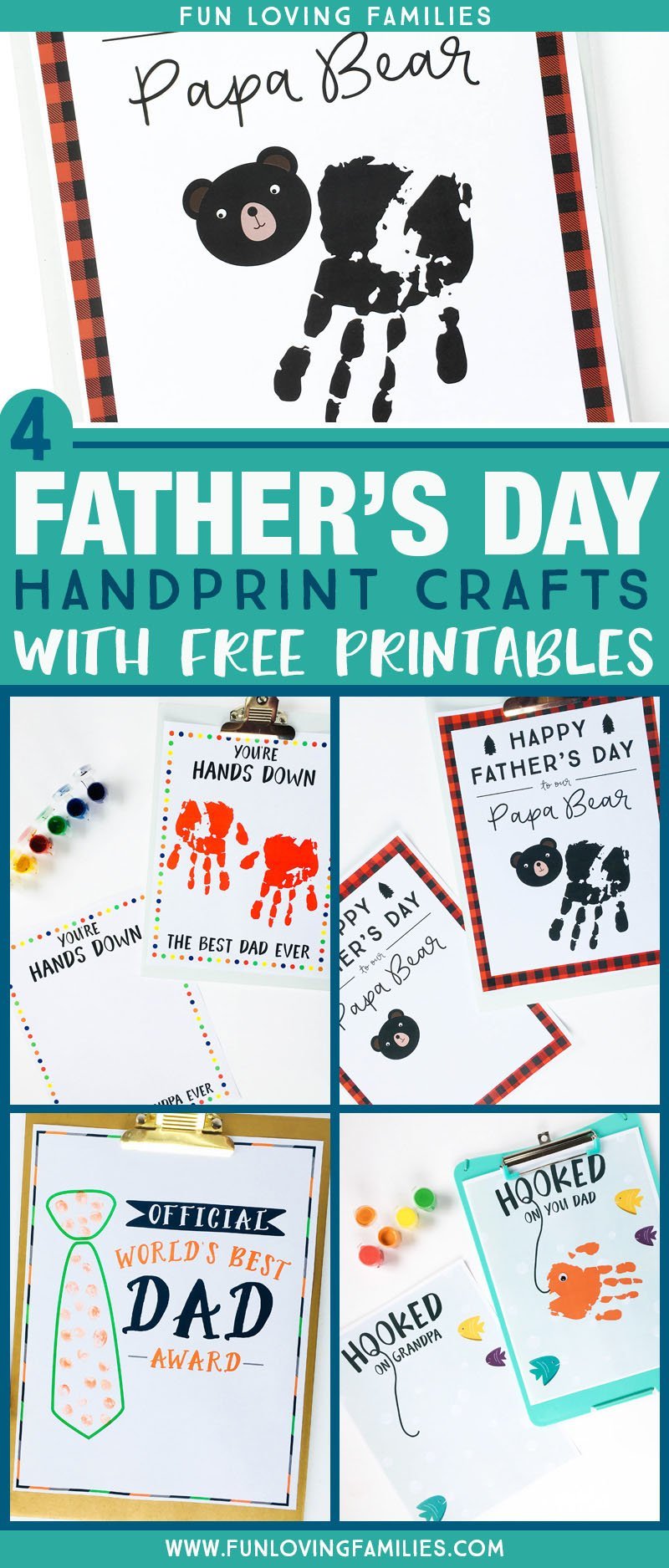 4 Father s Day Handprint Ideas With Free Printables Fun Loving Families