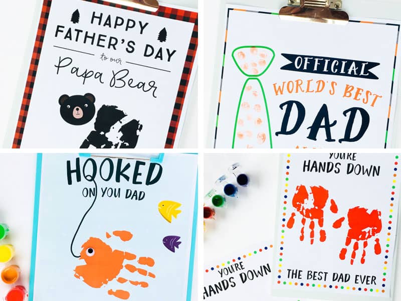 4 Father s Day Handprint Ideas With Free Printables Fun Loving Families