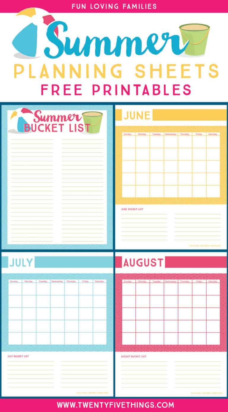 Summer Bucket List for Families - Fun Loving Families