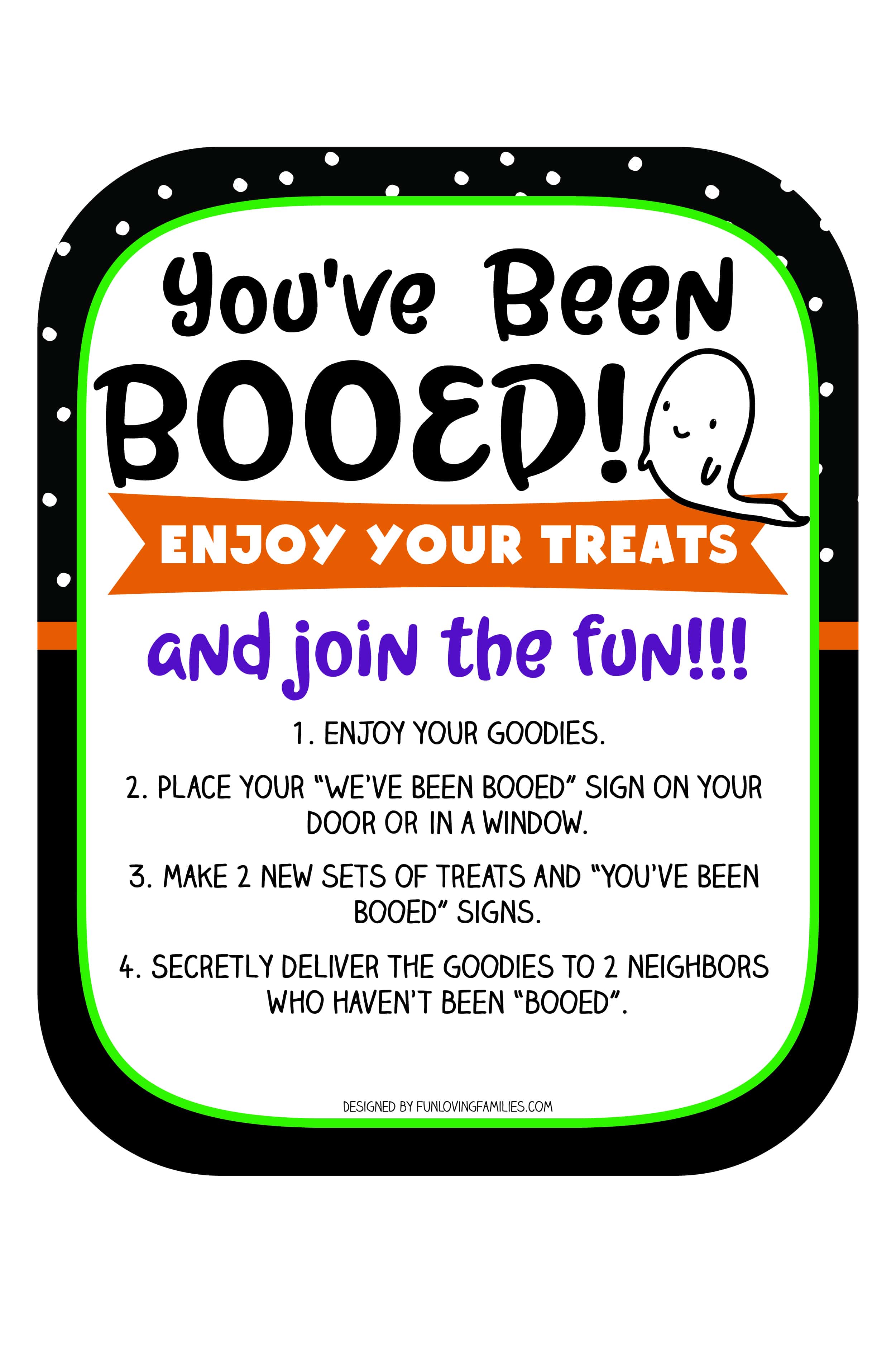 Free Printable You Ve Been Booed Printable