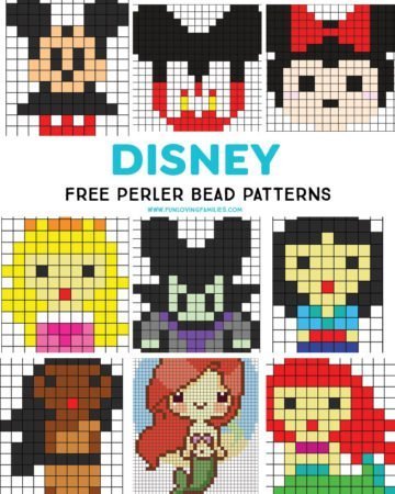 60+ Free Perler Bead Patterns and Craft Ideas - Fun Loving Families