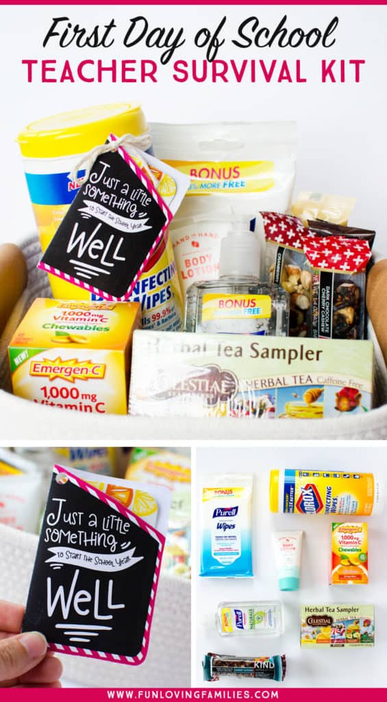 Teacher Survival Kit: Simple Back-to-School Teacher Gift Idea - Fun ...