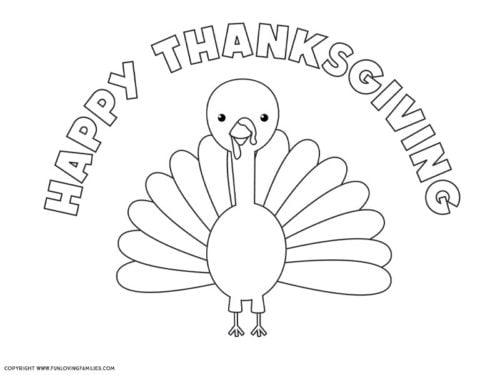 Turkey Coloring Pages that Everyone Will Love - Fun Loving Families