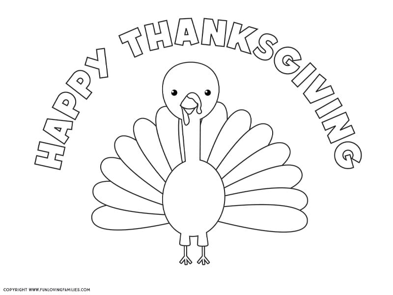 Download Turkey Coloring Pages that Everyone Will Love - Fun Loving ...