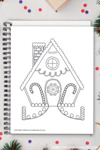 gingerbread house coloring pages  fun loving families