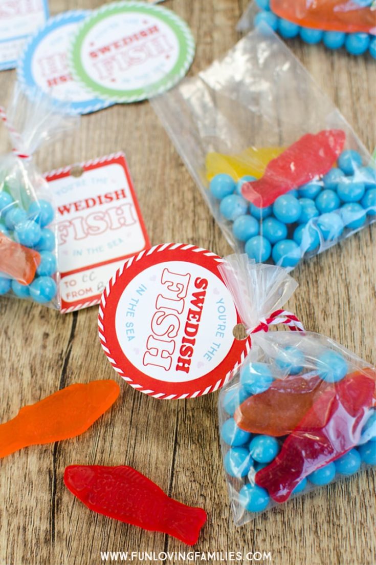 Swedish Fish Valentines Fun Puns With Free Printable Tags