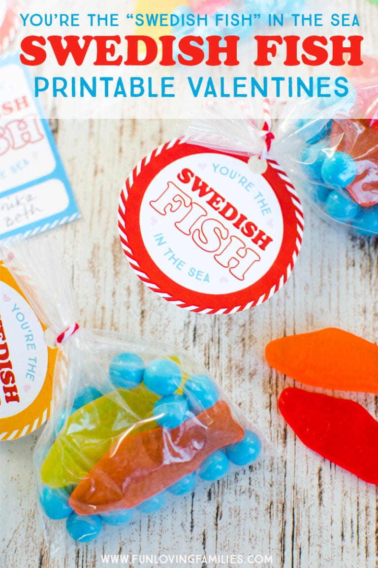 Swedish Fish Valentines Fun Puns With Free Printable Tags