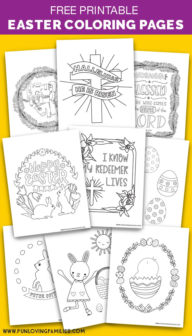 9 Easter Coloring Pages For Kids Free Printables Fun Loving Families