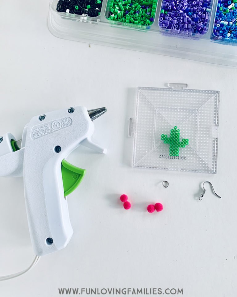 Make Cute DIY Cactus Earrings with Perler Beads (Video) - Fun Loving ...