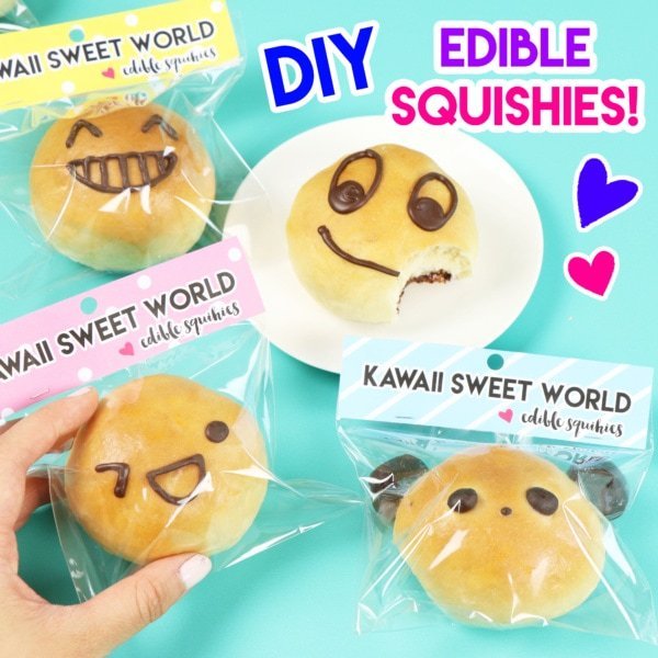 edible squisies, nutella bread rolls