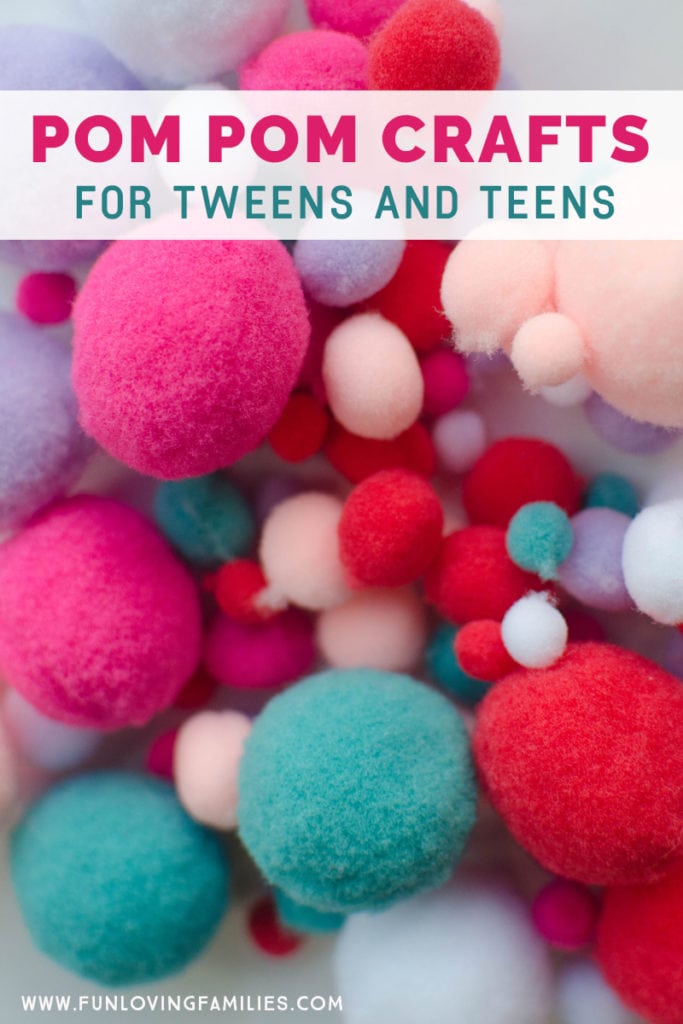 pom pom crafts for tweens and teens