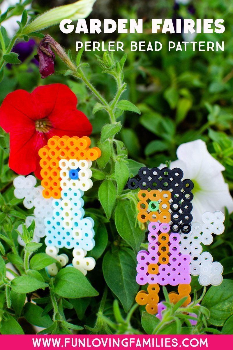 Easy Fairy Garden Perler Bead Patterns - Fun Loving Families