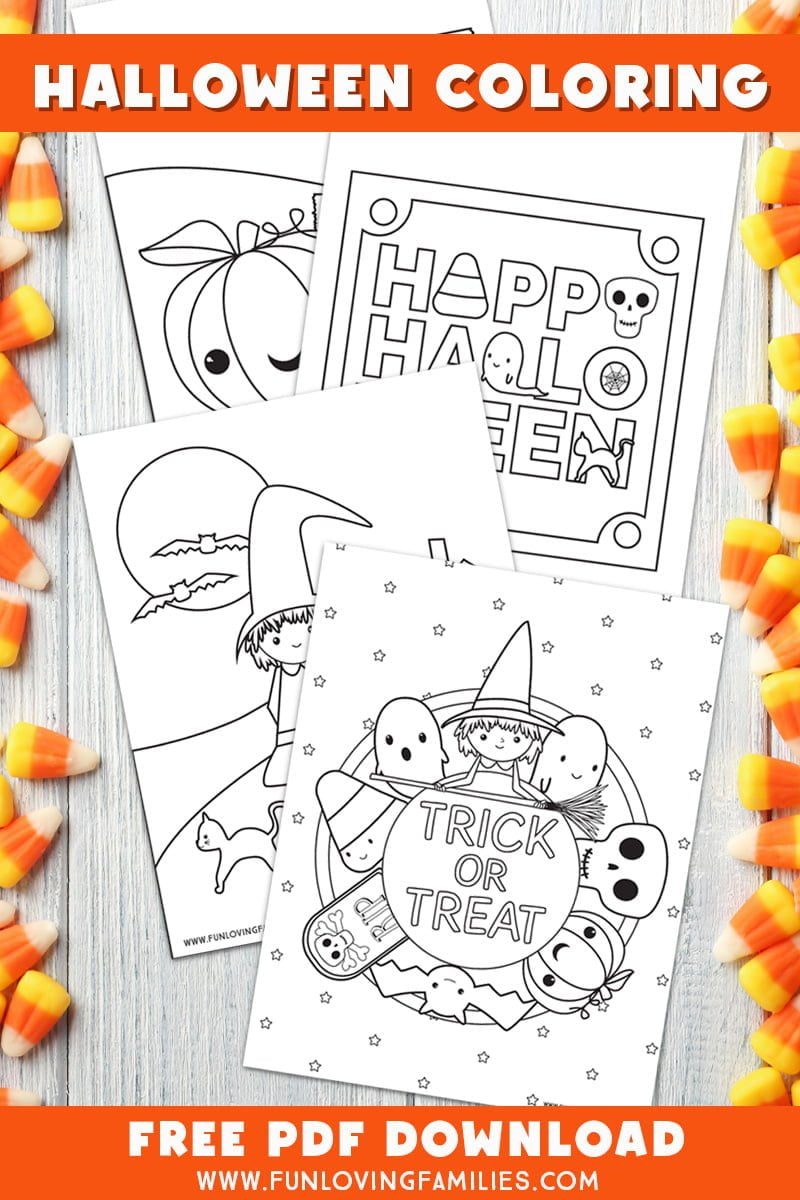 Halloween Coloring Pages (Free Printables) - Fun Loving Families