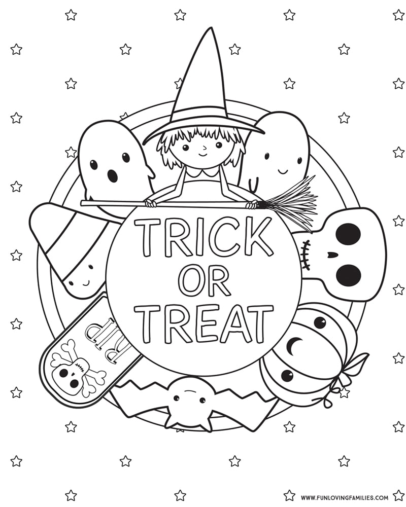Free Printable Full Size Halloween Coloring Pages - FREE PRINTABLE ...