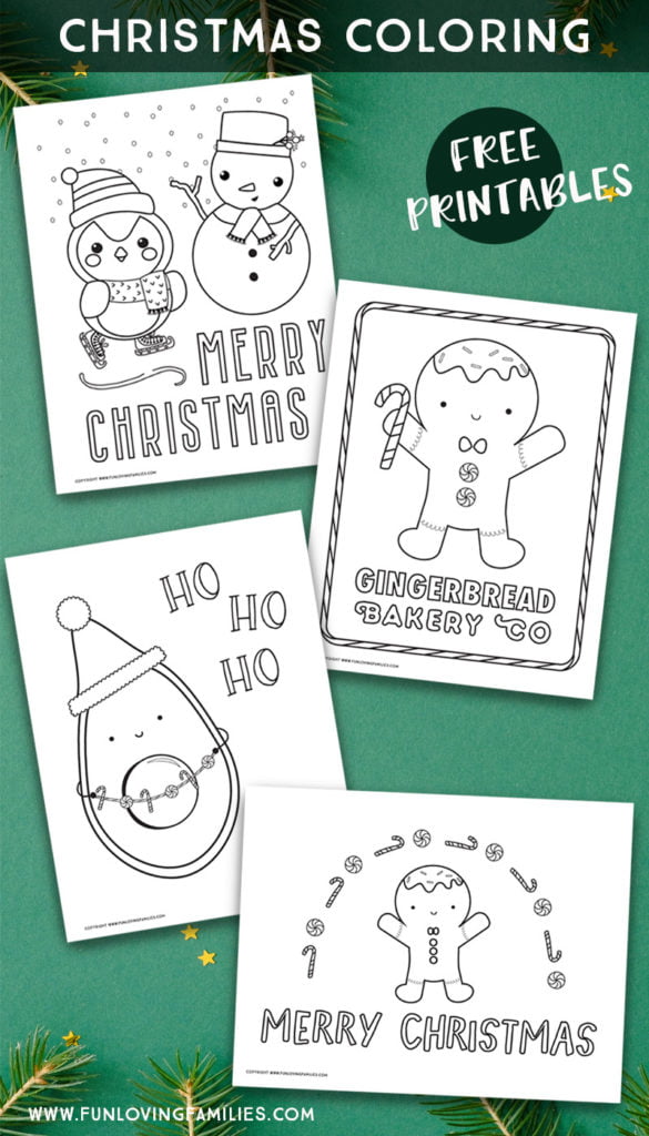 Christmas Coloring Pages (Free Printables) - Fun Loving Families