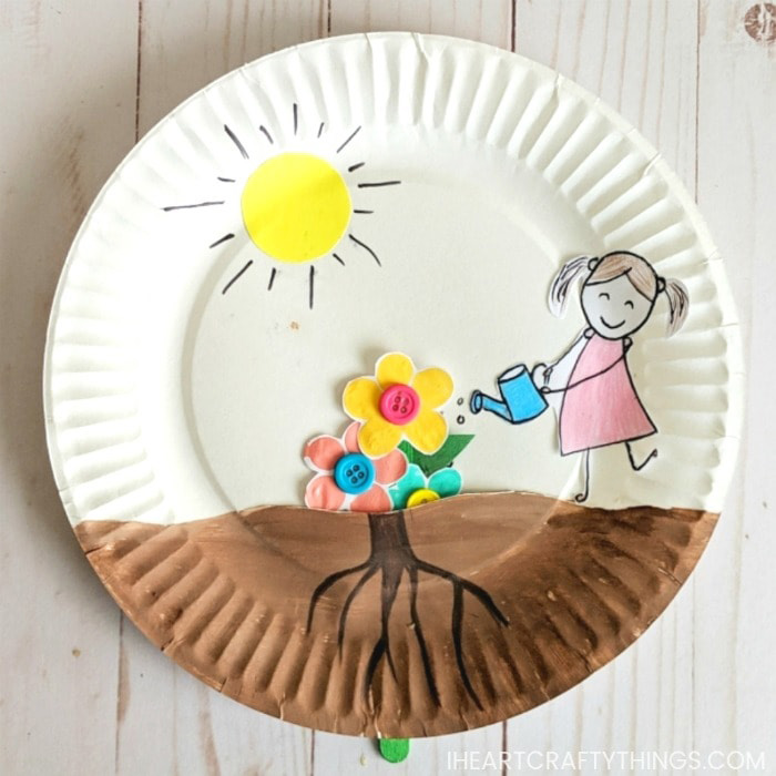 Easy Paper Plate Spring Kids Crafts - Fun Loving Families