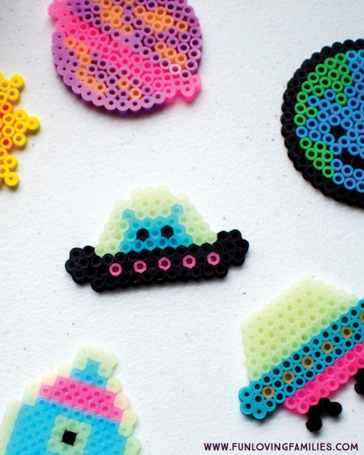 Space Themed Perler Bead Patterns (with Printable Templates) - Fun ...