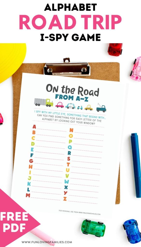 Road Trip Scavenger Hunt: Free Printable Lists for Kids - Fun Loving ...