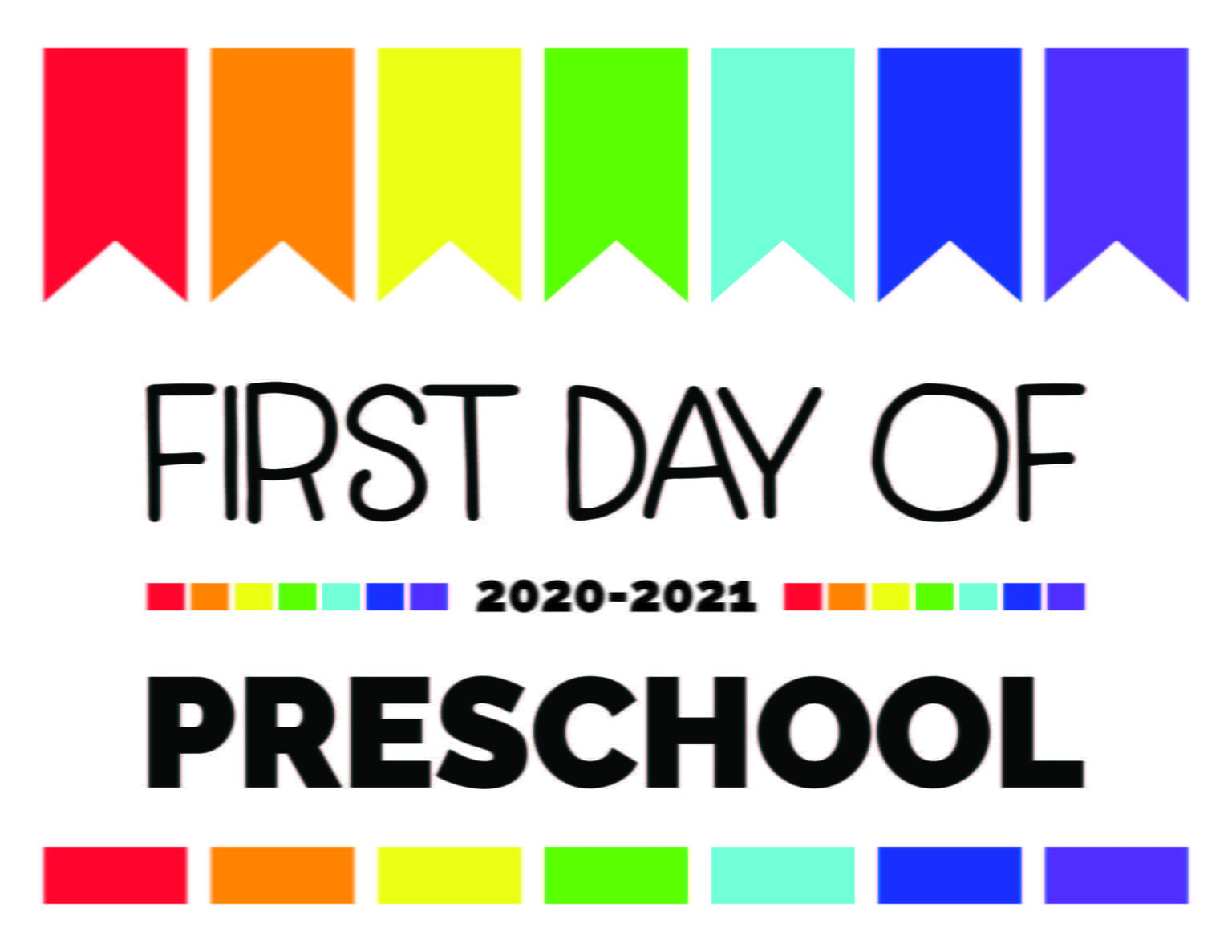 First Day of School Signs 2020-2021: Free Printables for All Grades