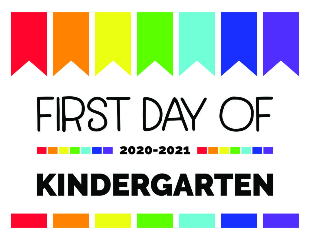 First Day of School Signs 2020-2021: Free Printables for All Grades ...