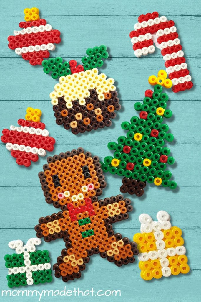 30 Christmas Perler Bead Patterns, Designs and Ideas