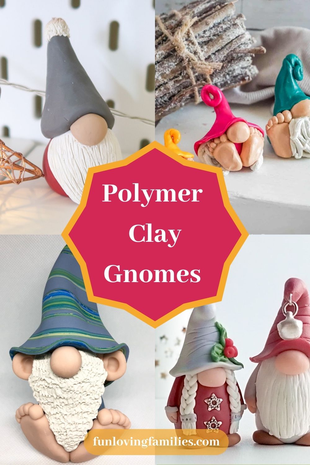 Polymer Clay Gnome Tutorial - Make a gnome with Papa's Clay