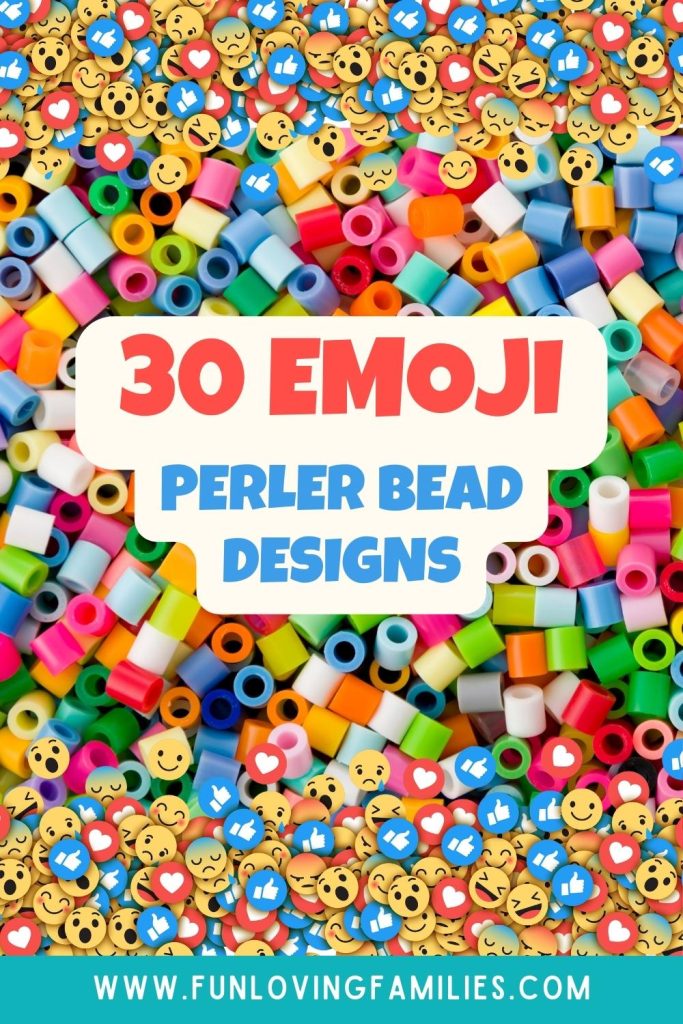 30 Emoji Perler Bead Patterns, Designs and Ideas