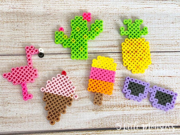 30 Summer Perler Bead Patterns, Designs and Ideas