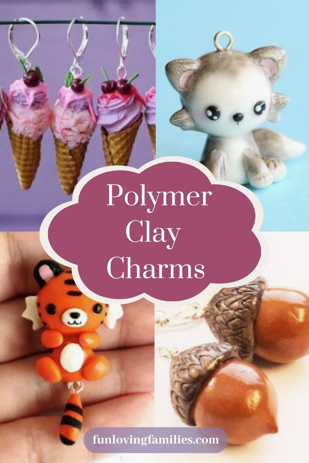 Cute Polymer Clay Book Charm Tutorial