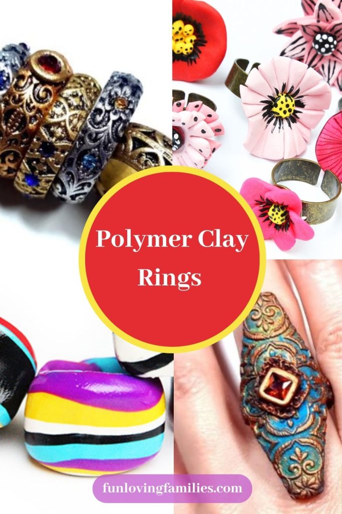 30 Best Polymer Clay Ring Tutorials & Ideas - Fun Loving Families