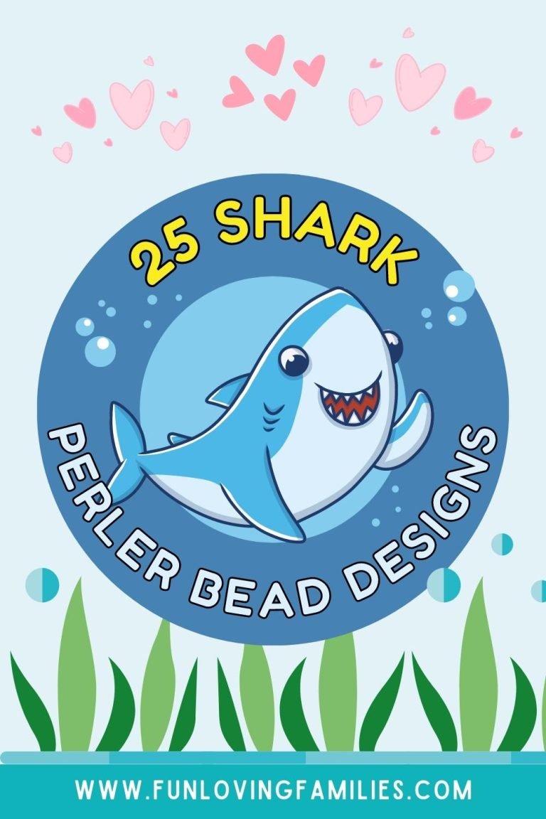 25 Shark Perler Bead Patterns, Designs and Ideas Fun Loving Families