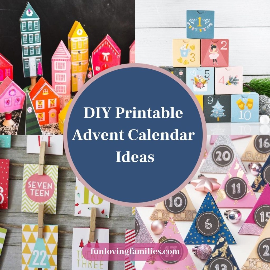 20 DIY Printable Advent Calendar Ideas for Christmas - Fun Loving Families