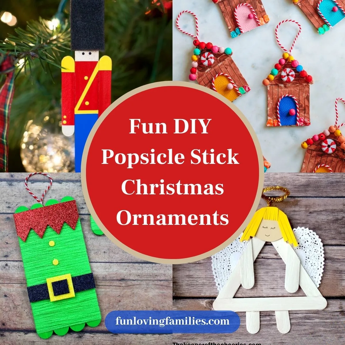 DIY Christmas Crafts with Popsicle Sticks