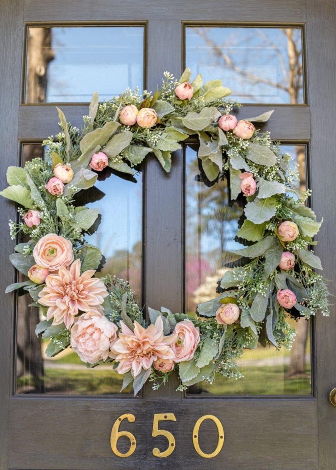 30 Best DIY Spring Wreath Ideas Make Your Own For 2024   Diy Spring Wreath 1 Of 8 686x960 