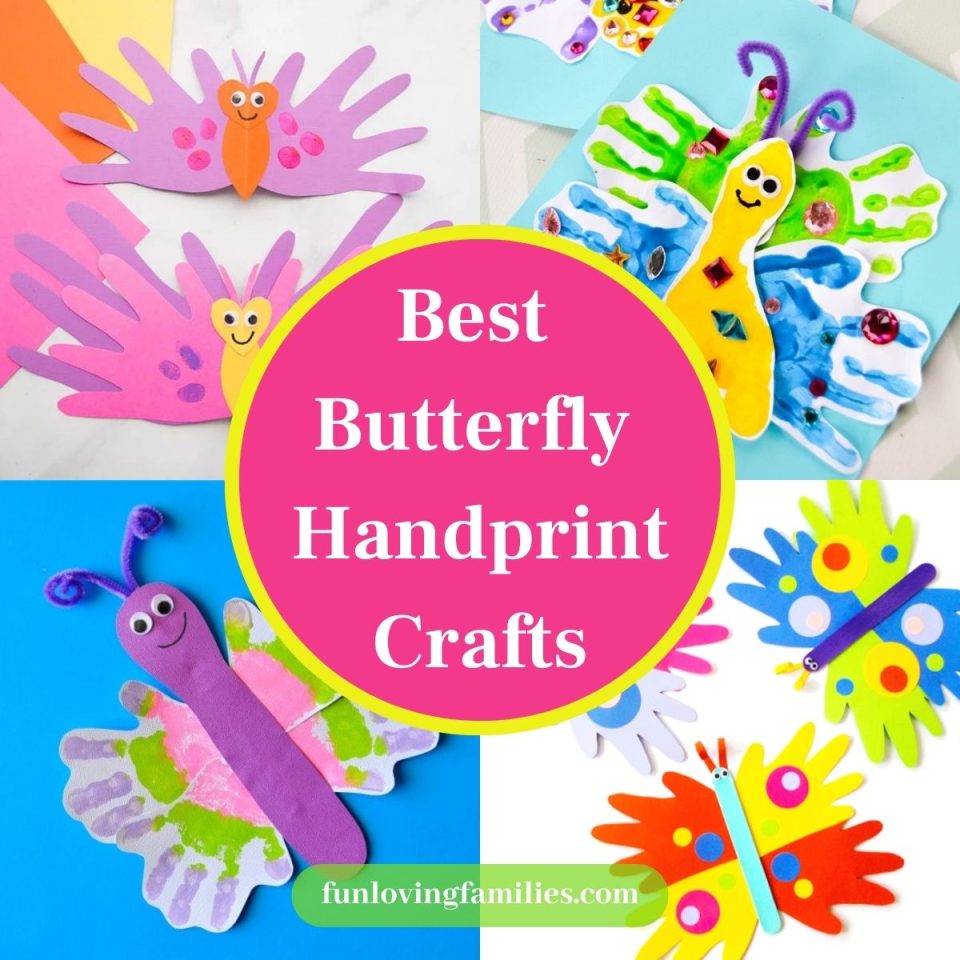 20 Best Butterfly Handprint Crafts & Art Ideas - Fun Loving Families