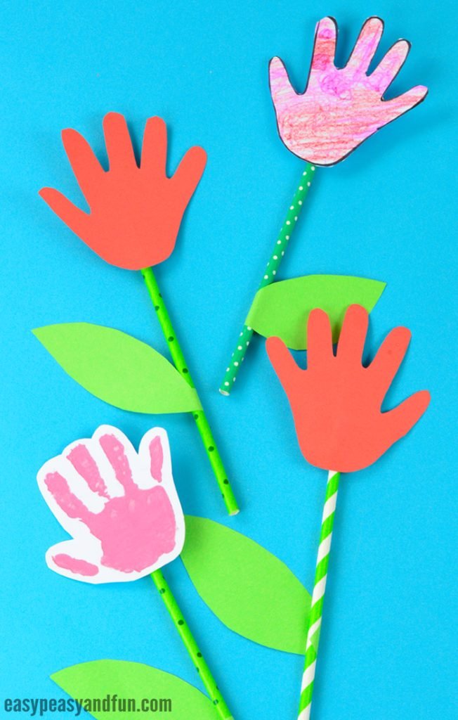 23 Best Flower Handprint Crafts & Art Ideas - Fun Loving Families