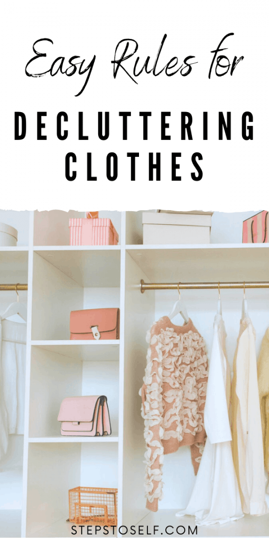 downsizing your wardrobe