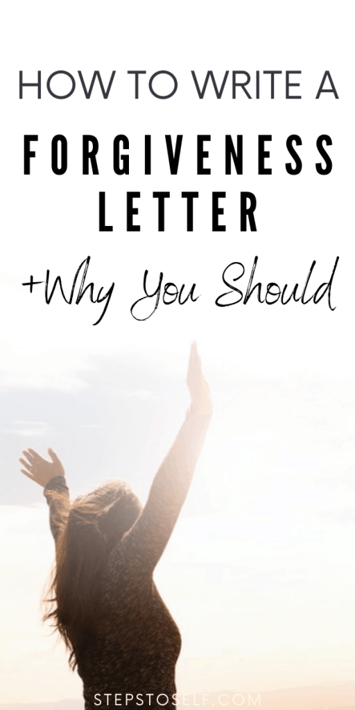 Forgiveness Letter To Self Examples